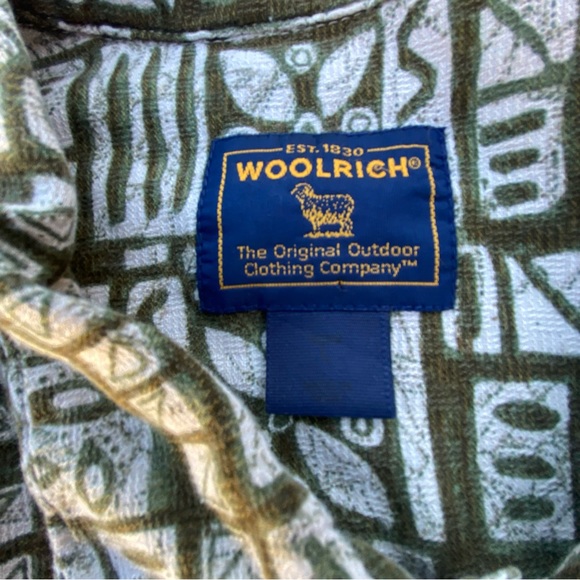 Vintage Woolrich Button Down Shirt Ss size L Xl - Picture 2 of 11